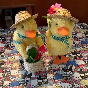 Adorable Spring Duck Critter Set with Hats